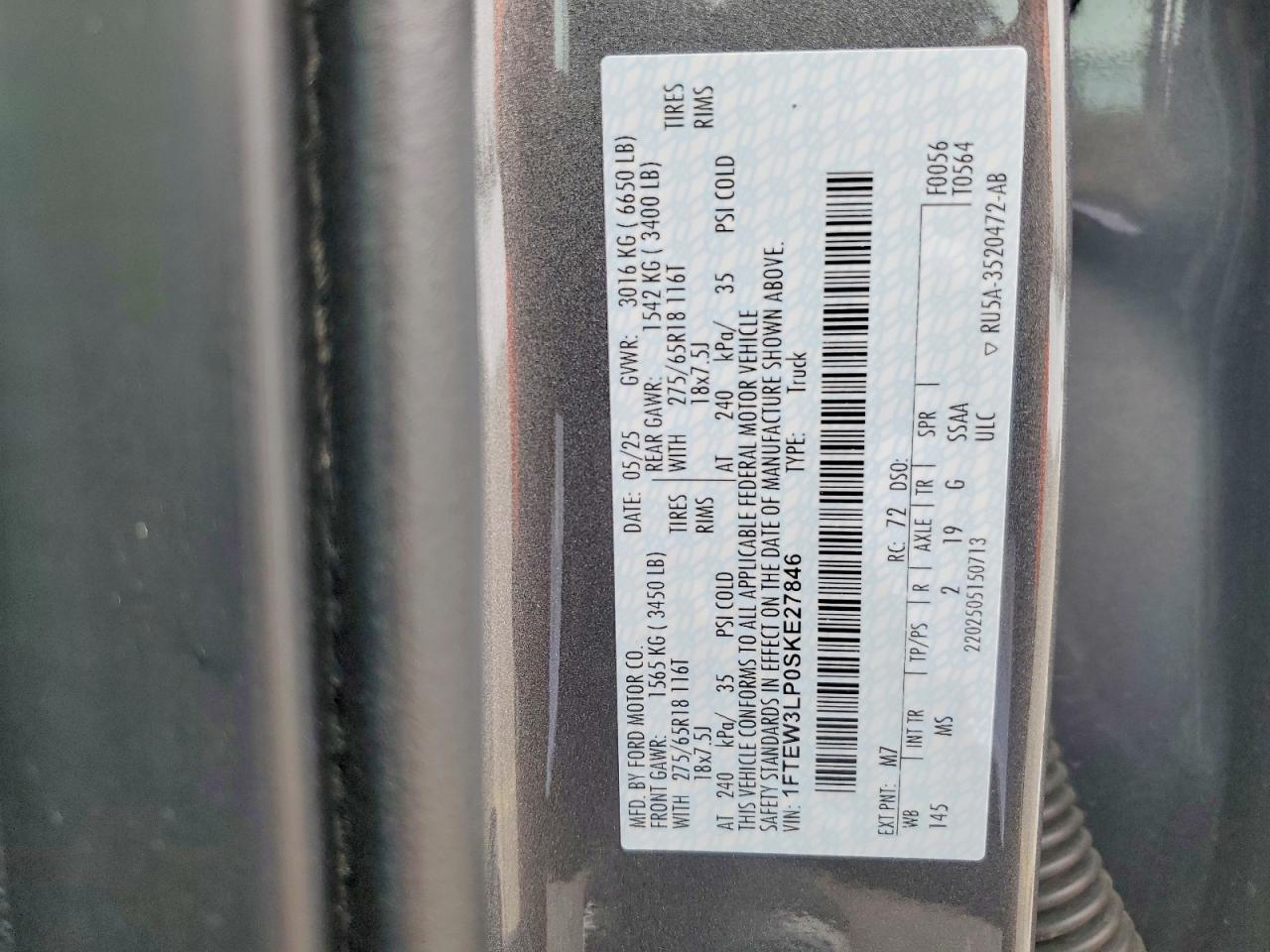 2025 Ford F150 xlt