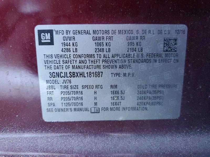 2017 Chevrolet Trax 1LT