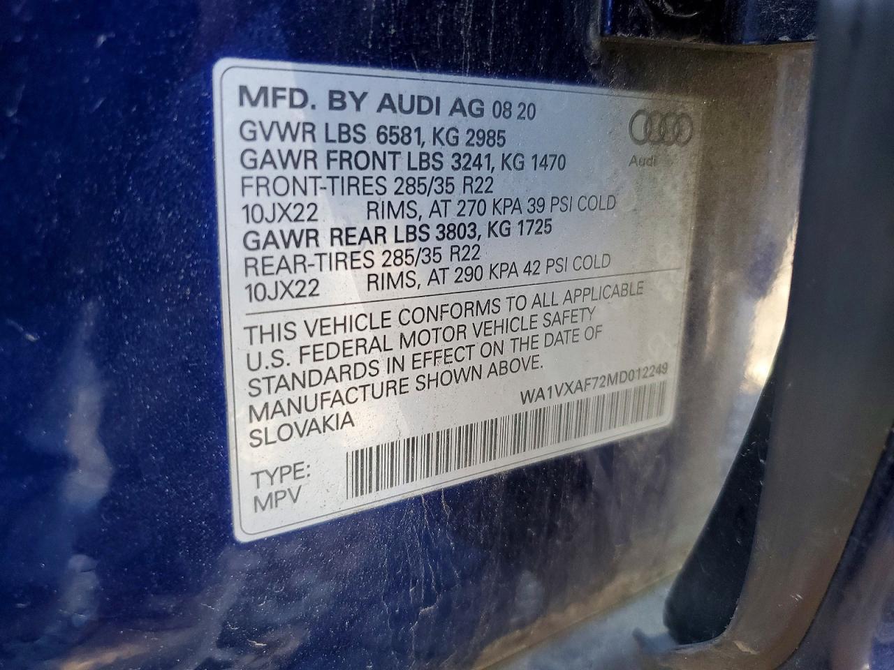 2021 Audi Q7 Prestige