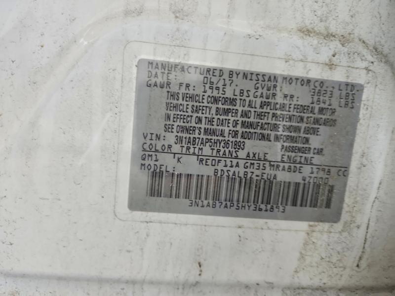 2017 Nissan Sentra s