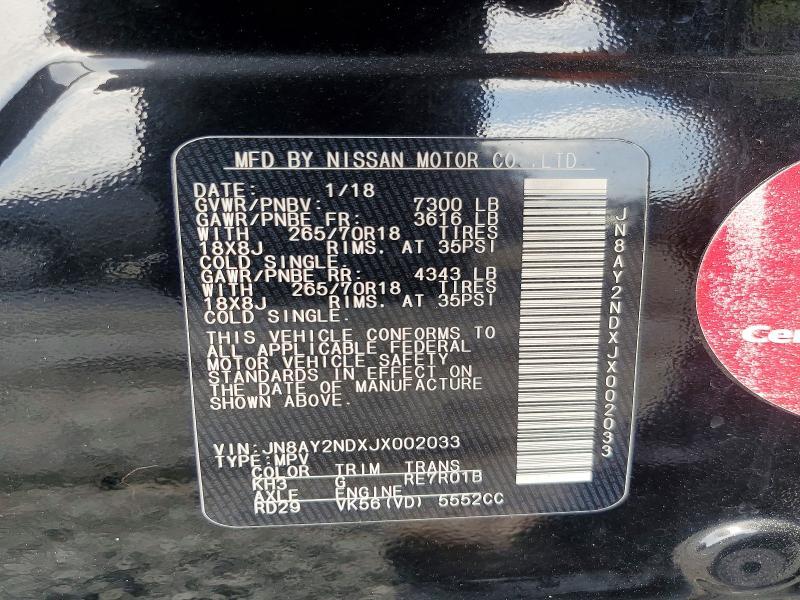 2018 Nissan Armada sv