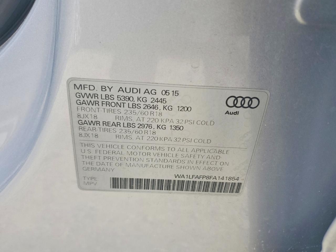 2015 Audi Q5 Premium Plus