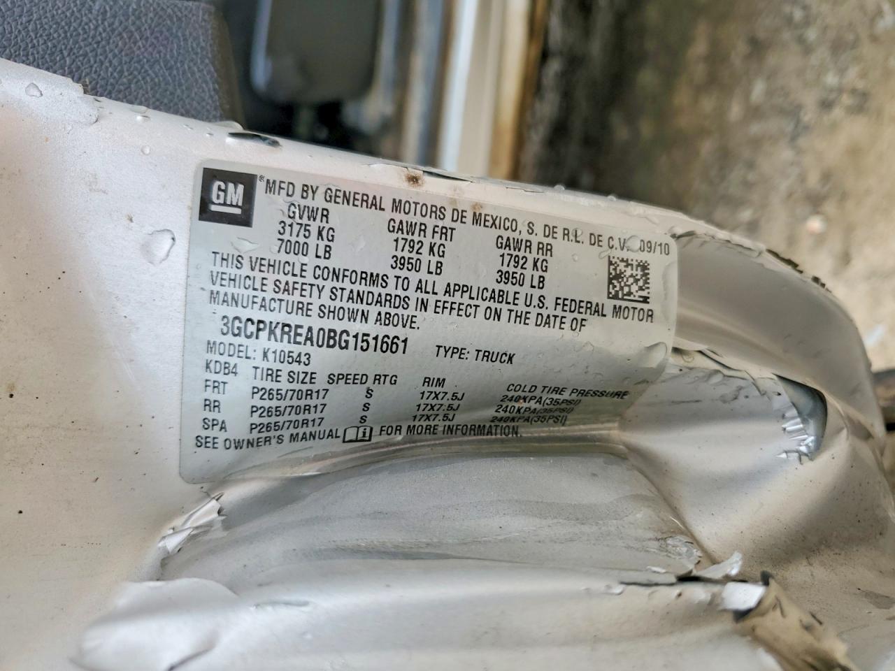 2011 Chevrolet Silverado K1500 LS