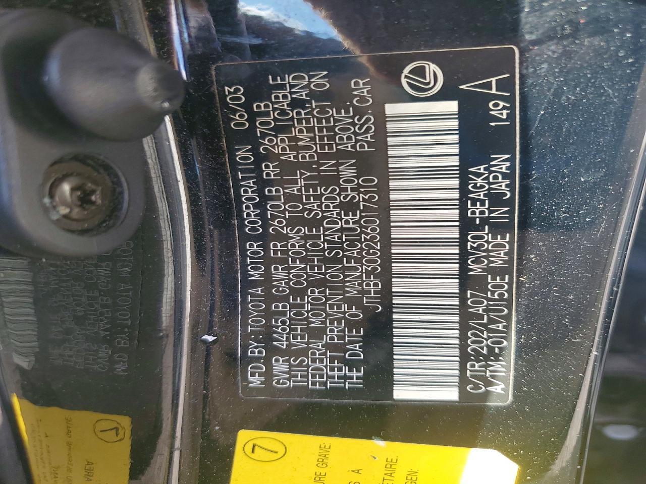 2003 Lexus Es 300