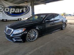Mercedes-Benz S-class salvage cars for sale: 2016 Mercedes-Benz S 550e