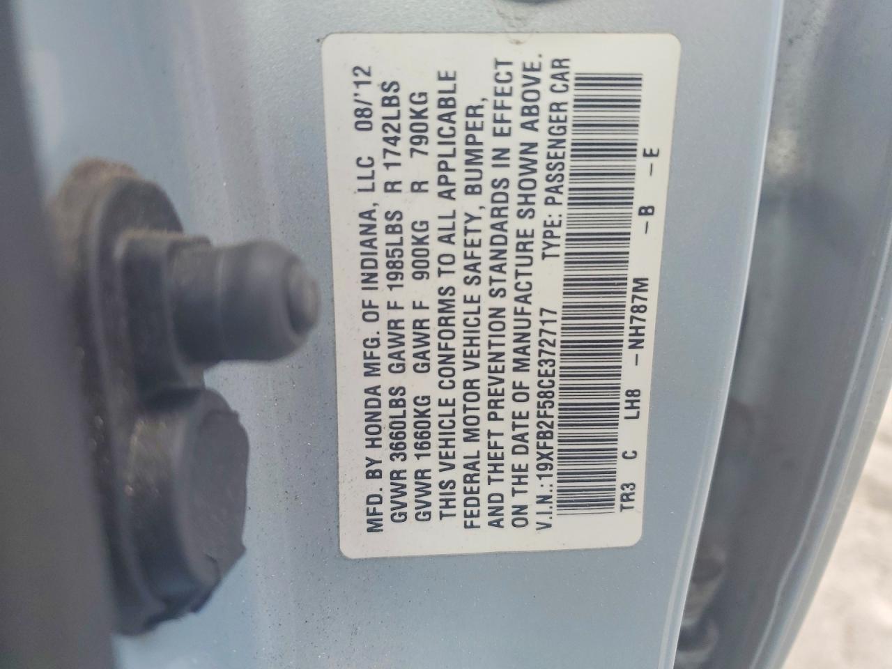 2012 Honda Civic lx