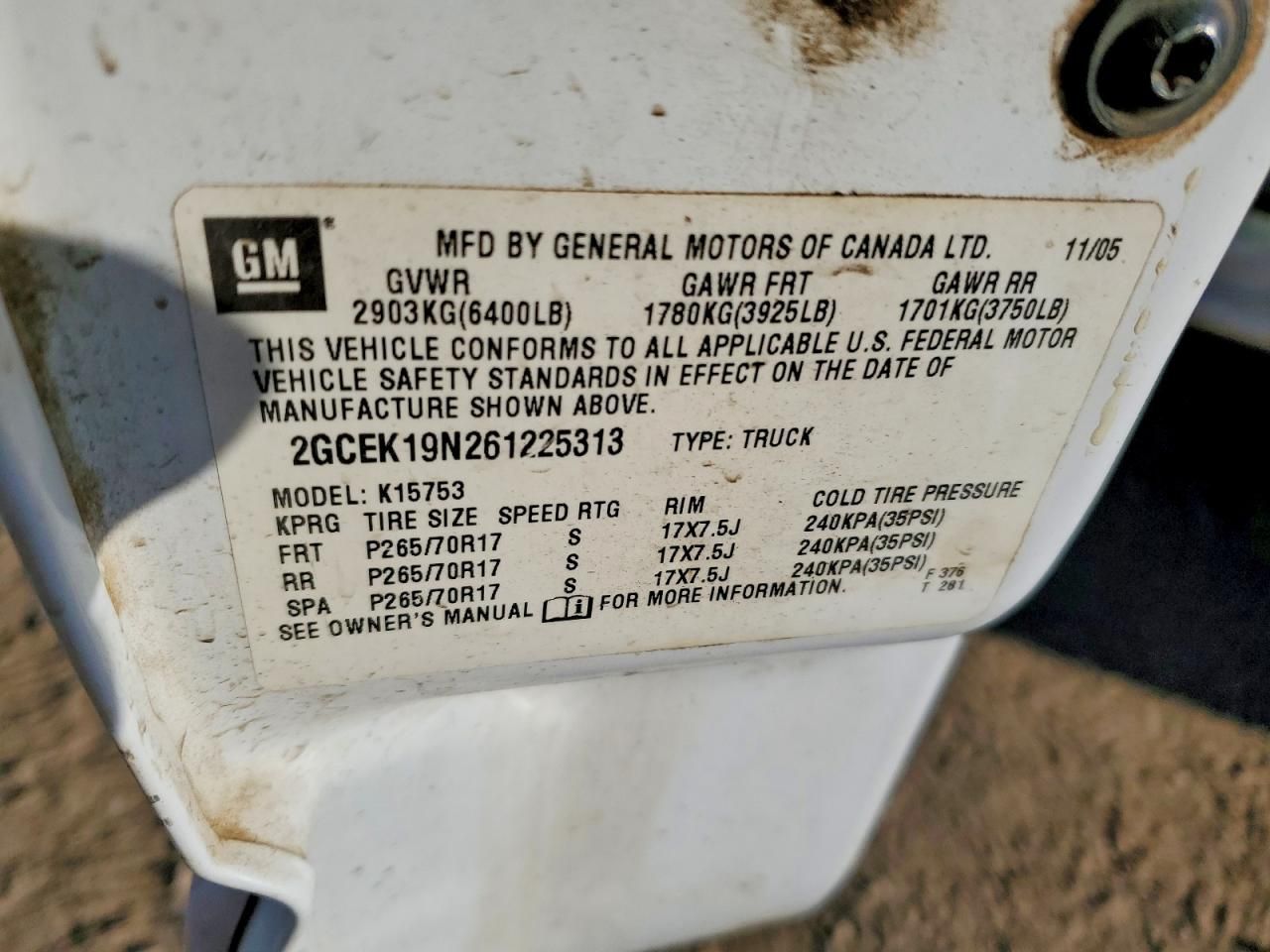 2006 Chevrolet Silverado K1500