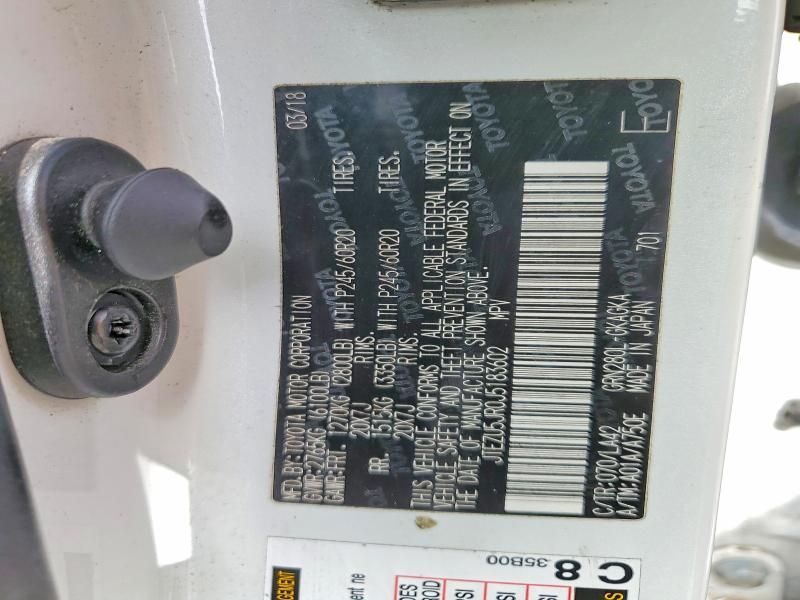 2018 Toyota 4runner SR5