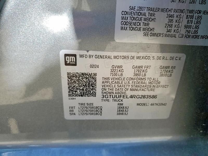 2024 GMC Sierra K1500 At4x