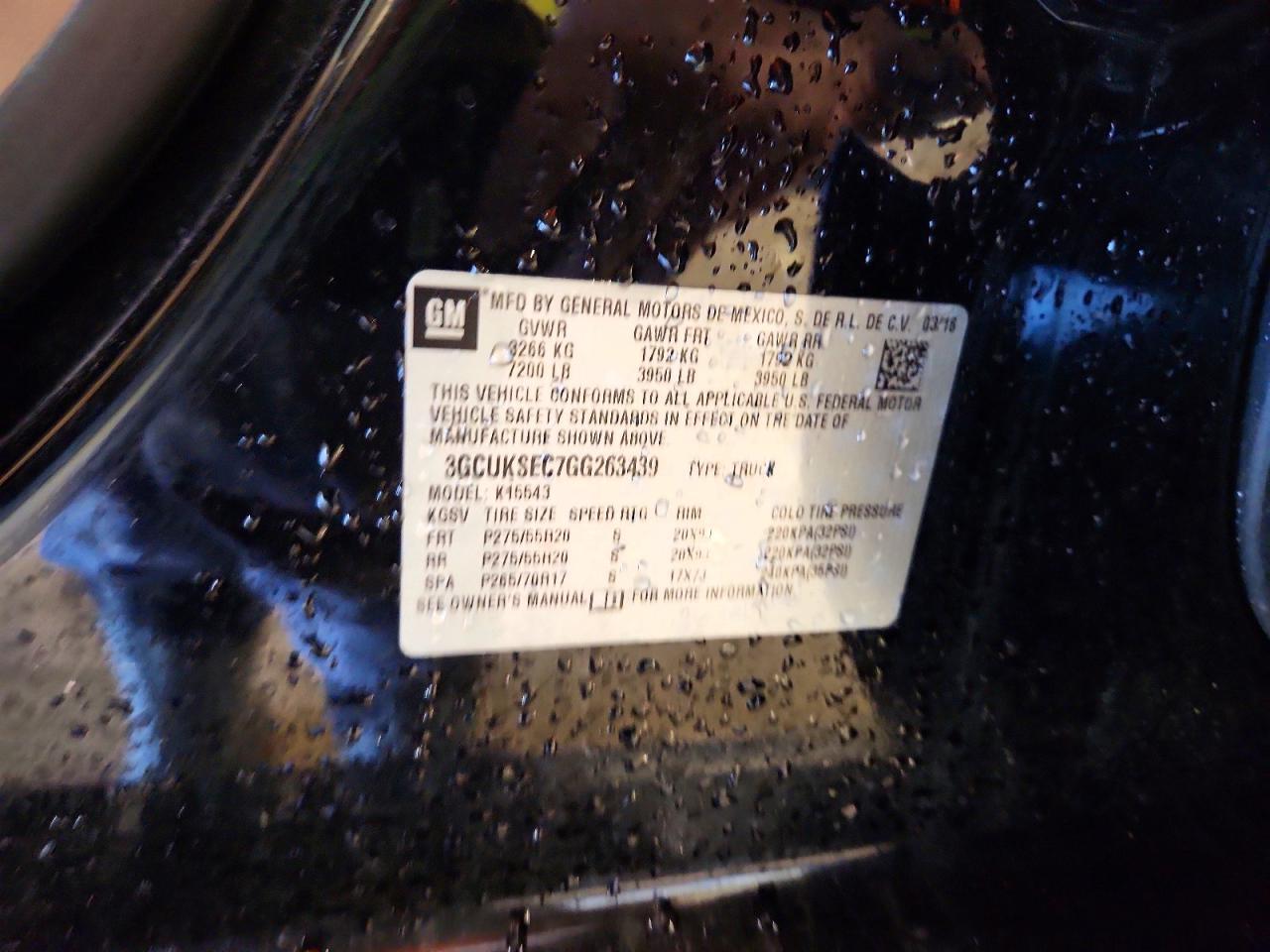 2016 Chevrolet Silverado K1500 LTZ