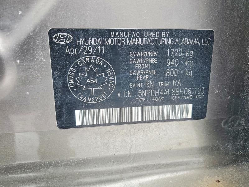 2011 Hyundai Elantra gls