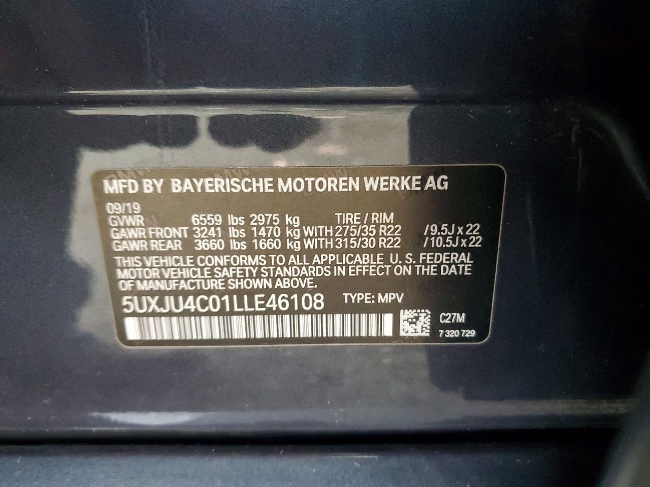 2020 BMW X5 M50i
