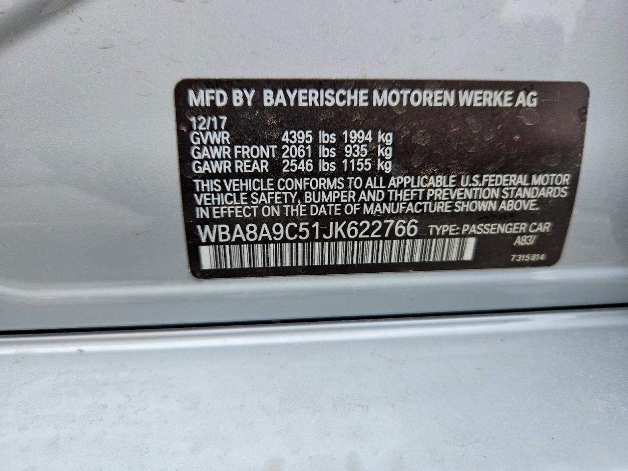 2018 BMW 320 i