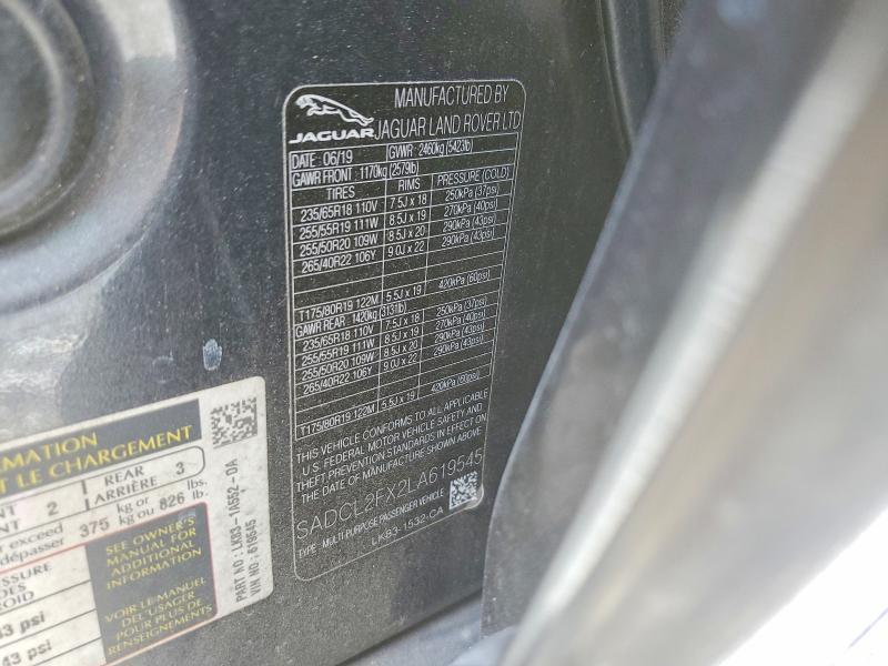 2020 Jaguar F-pace R-sport