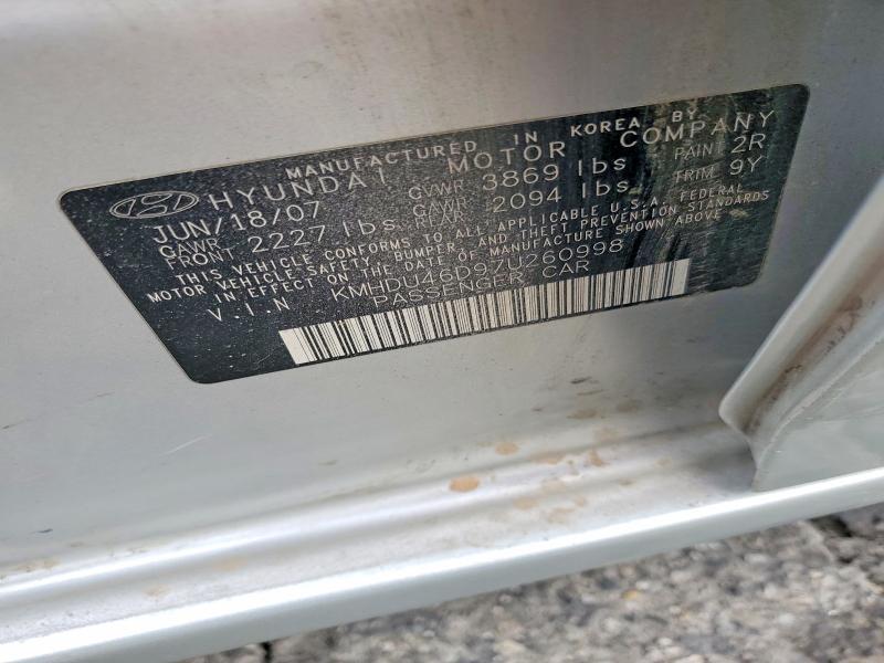 2007 Hyundai Elantra gls