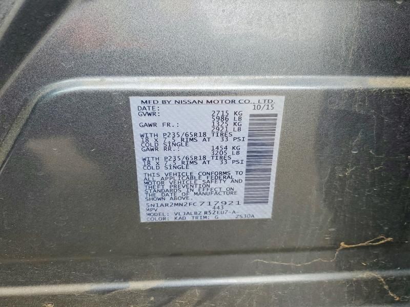 2015 Nissan Pathfinder s