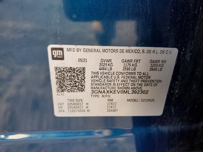2021 Chevrolet Equinox lt