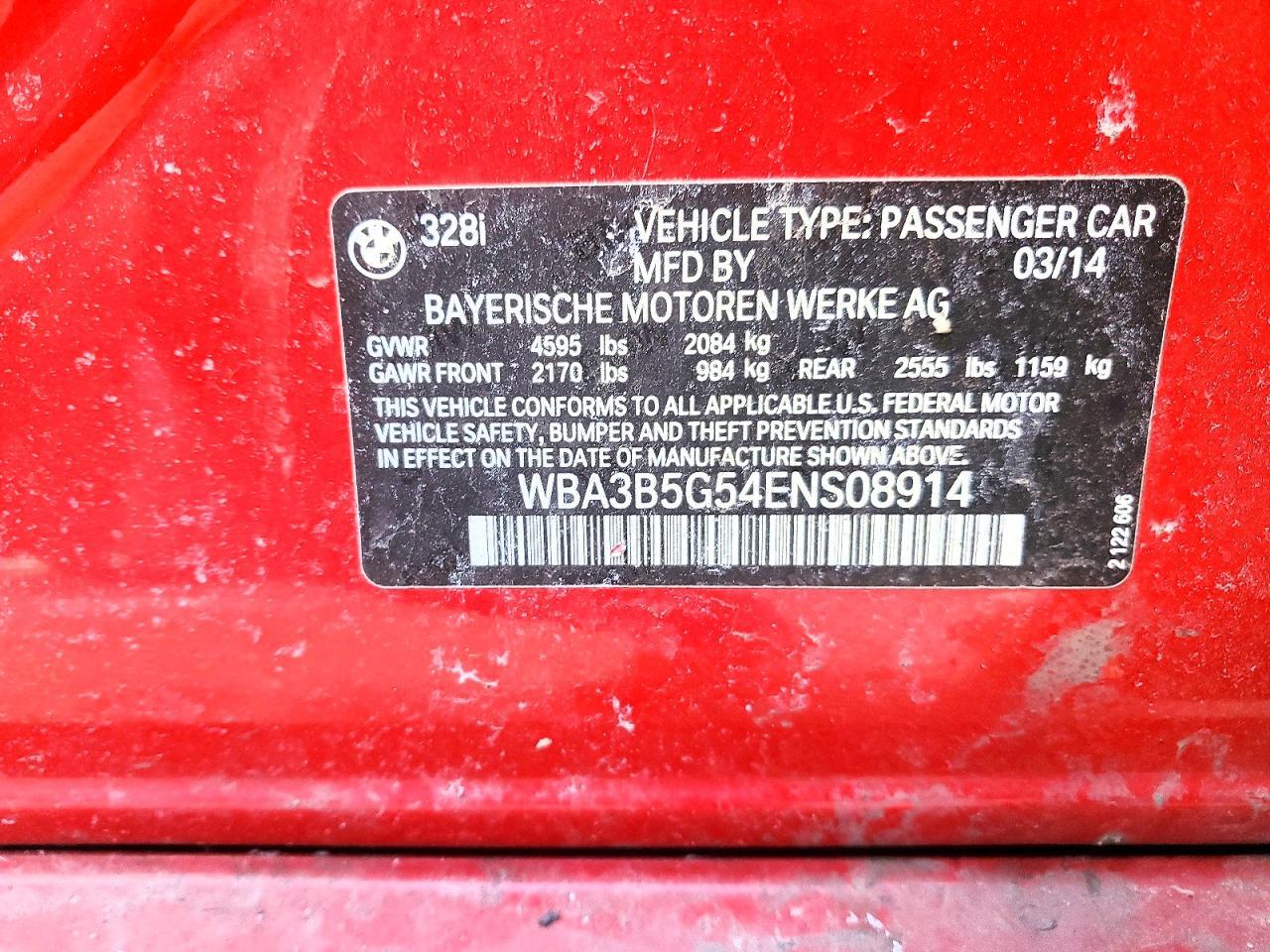 2014 BMW 328 xi Sulev