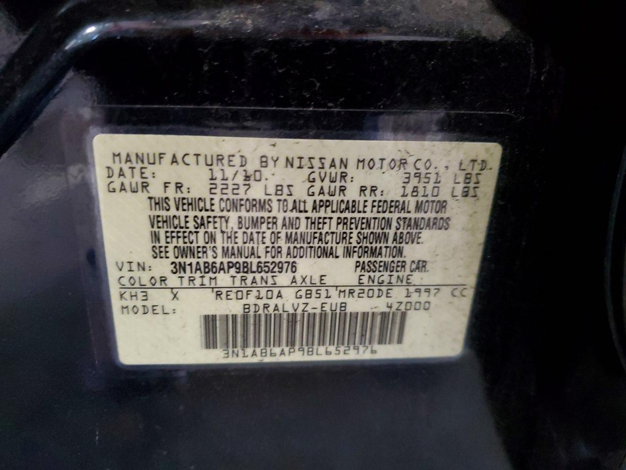 2011 Nissan Sentra 2.0
