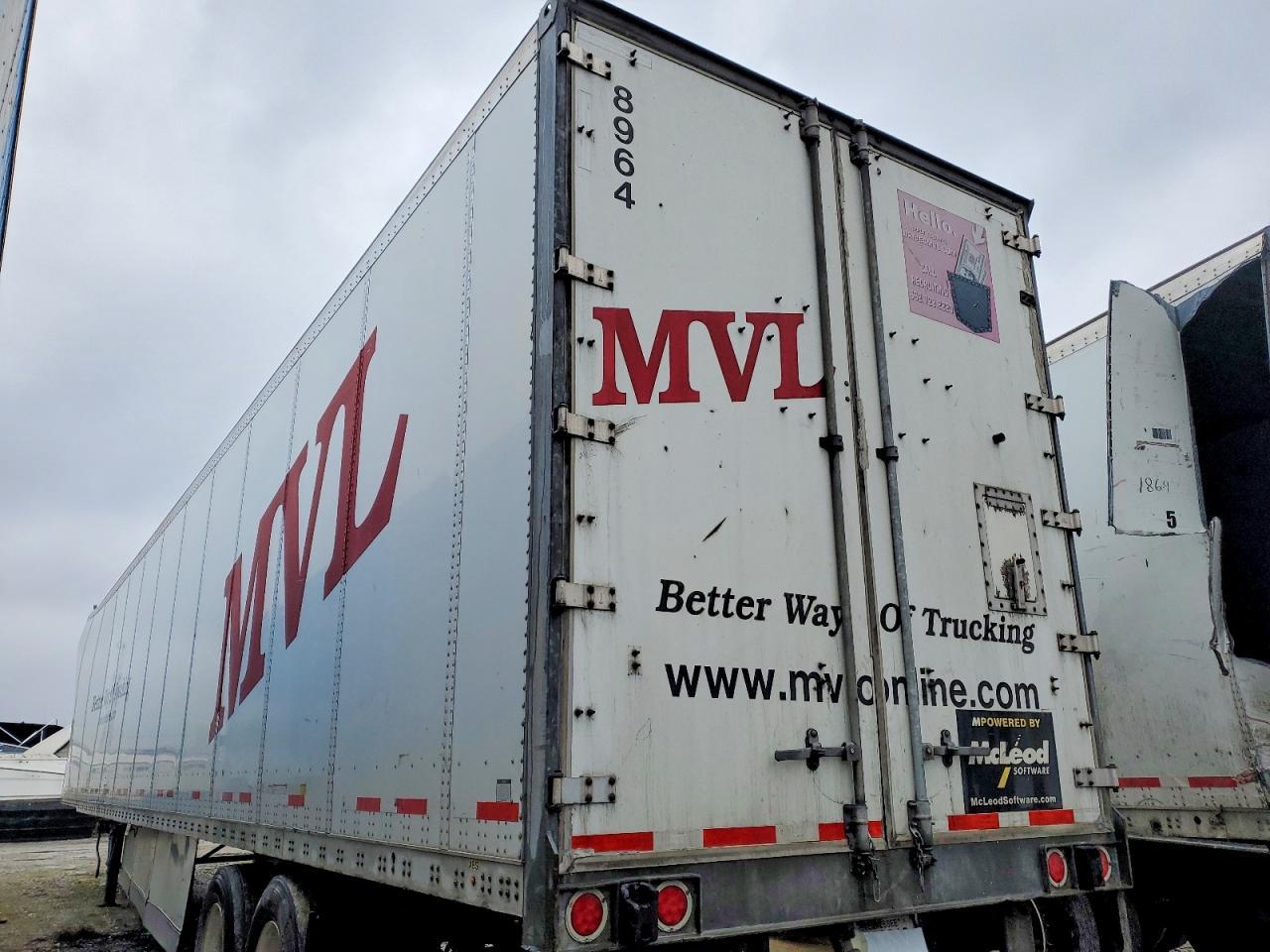 2015 Wabash SH Dvcvhpc DRY Van Trailer