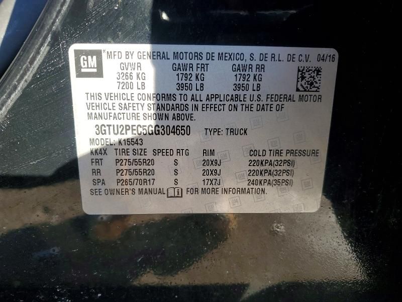 2016 GMC Sierra K1500 Denali