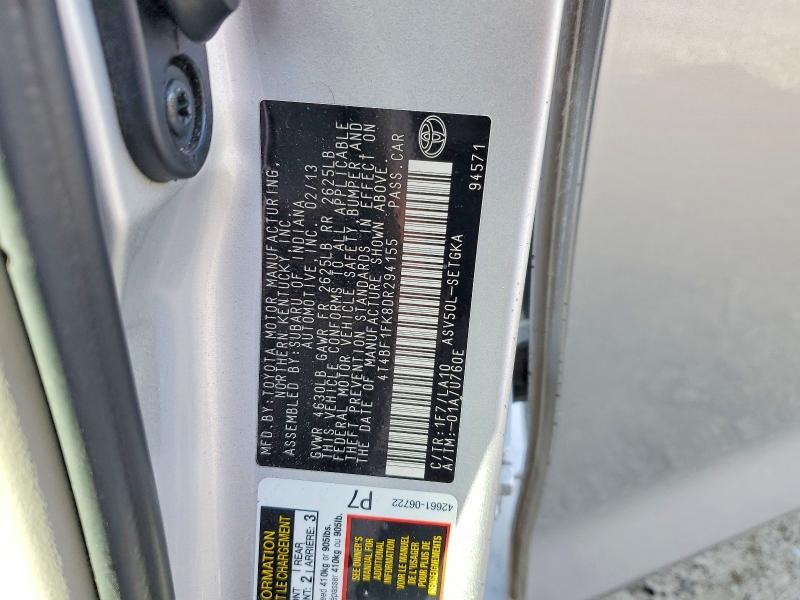 2013 Toyota Camry l
