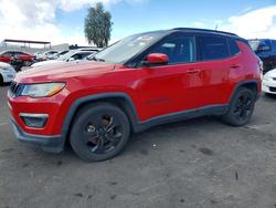 Jeep Compass Latitude salvage cars for sale: 2018 Jeep Compass Latitude