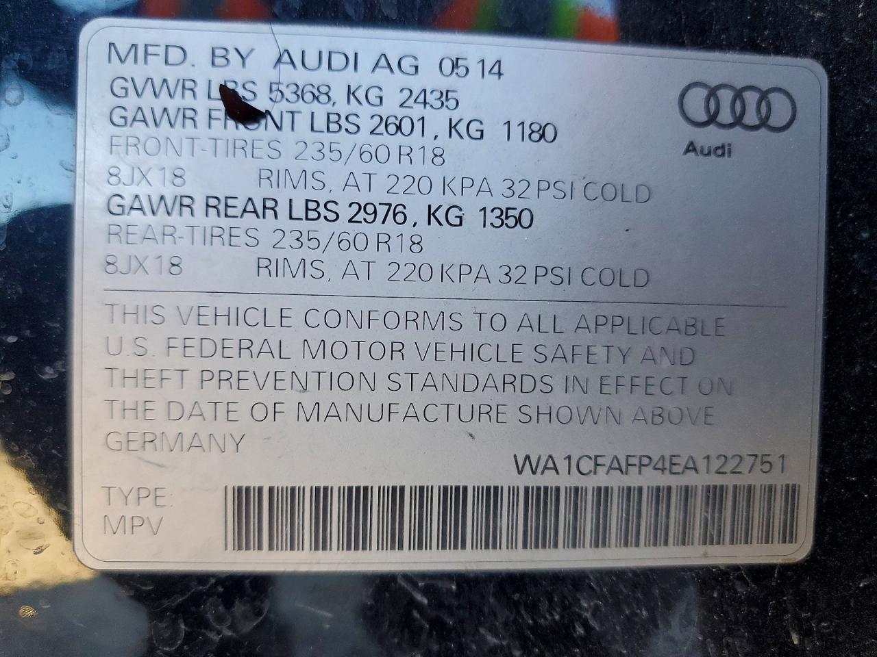 2014 Audi Q5 Premium