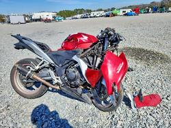 Salvage motorcycles for sale at Tifton, GA auction: 2011 Honda CBR250 R