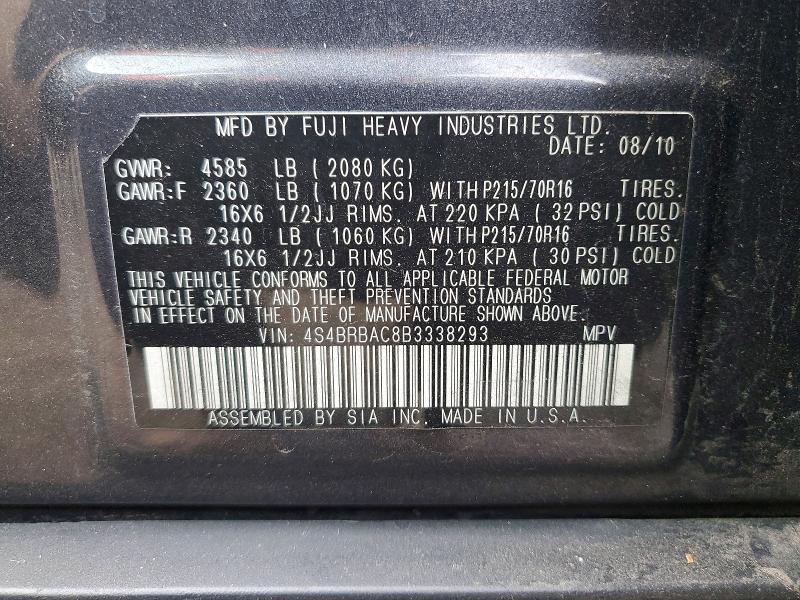 2011 Subaru Outback 2.5i