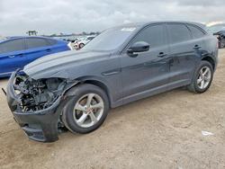 Salvage cars for sale from Copart Houston, TX: 2019 Jaguar F-pace Premium