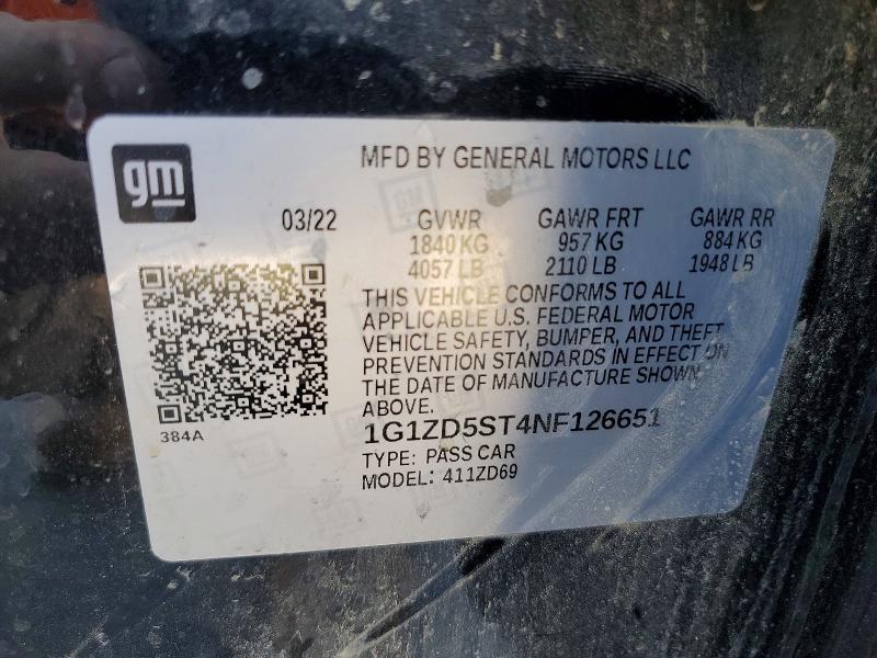 2022 Chevrolet Malibu lt