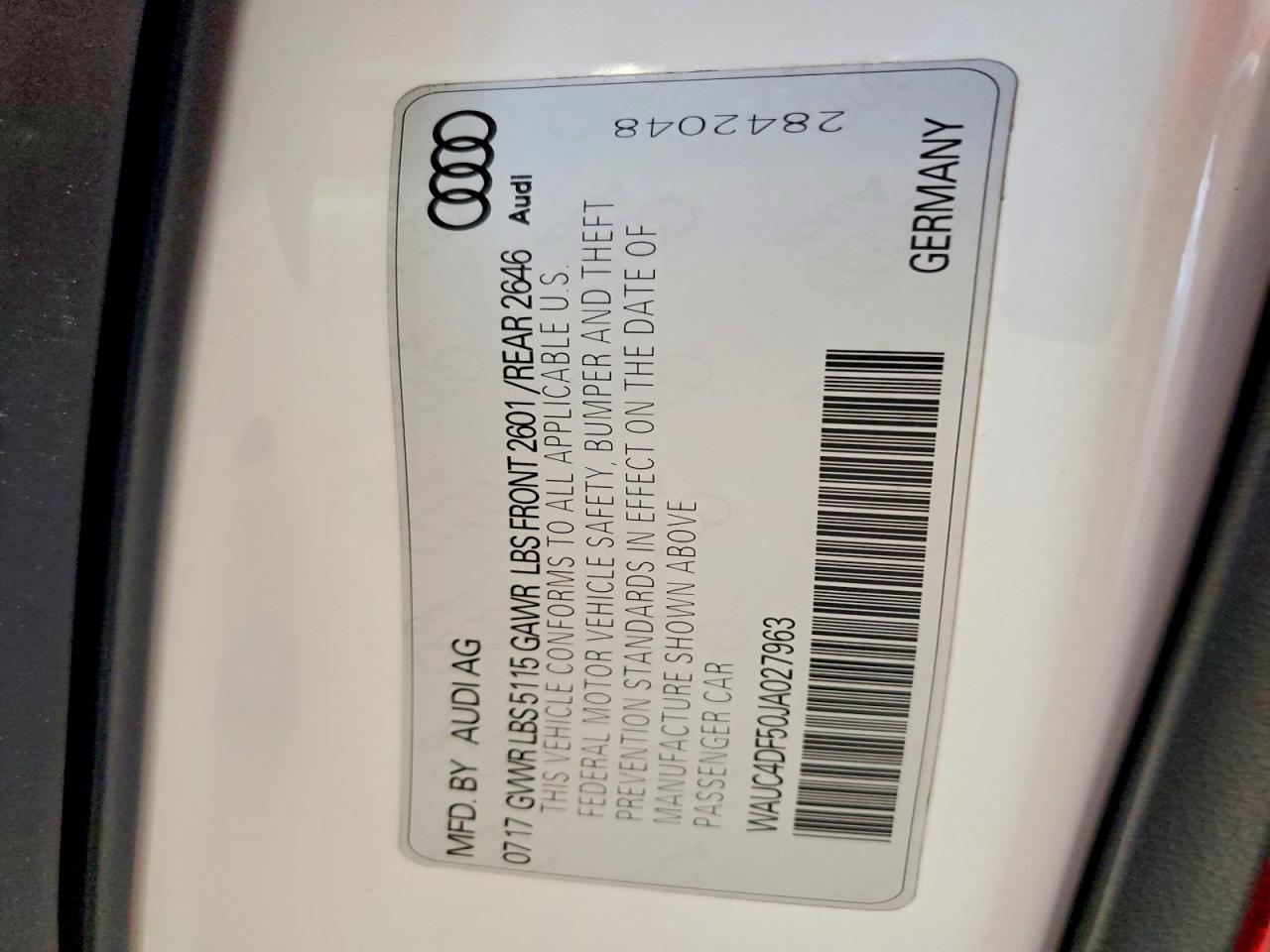 2018 Audi S5 Prestige