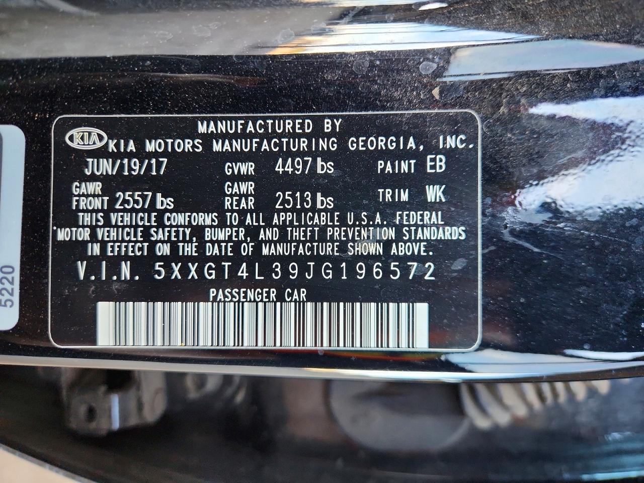 2018 KIA Optima s