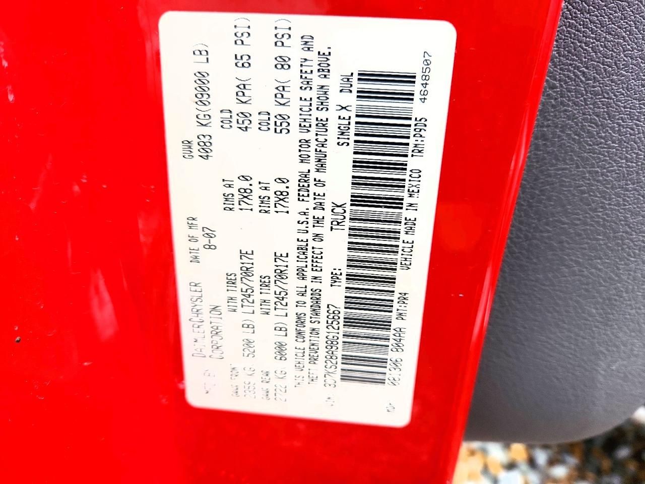 2008 Dodge Ram 2500 st