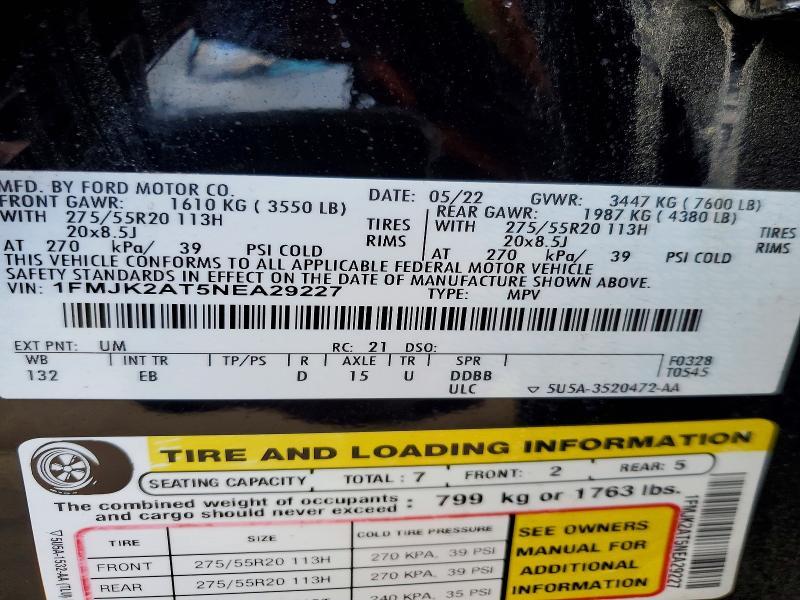 2022 Ford Expedition max Limited