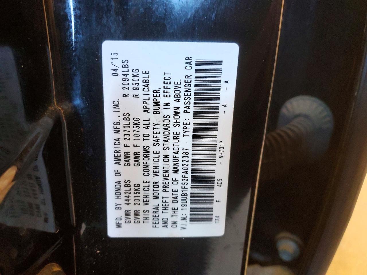 2015 Acura Tlx Tech