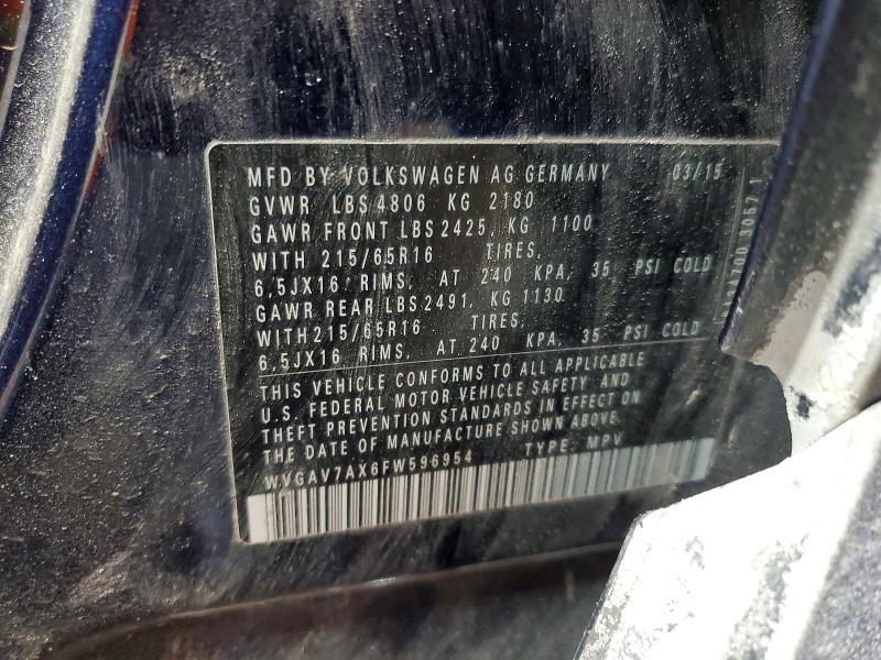 2015 Volkswagen Tiguan s