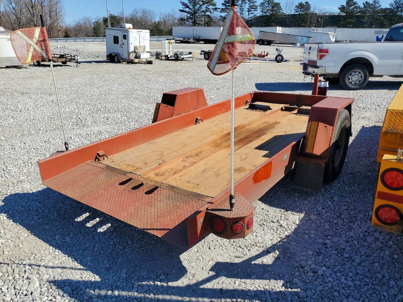 2015 Felling FT-6 T-A Tilt Deck Equipment Trailer