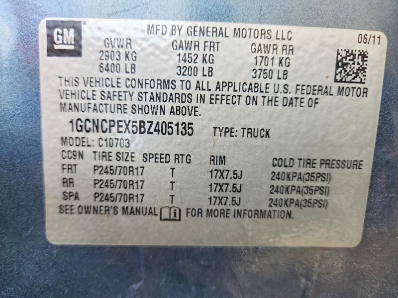 2011 Chevrolet Silverado C1500