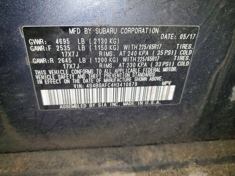 2017 Subaru Outback 2.5i Premium