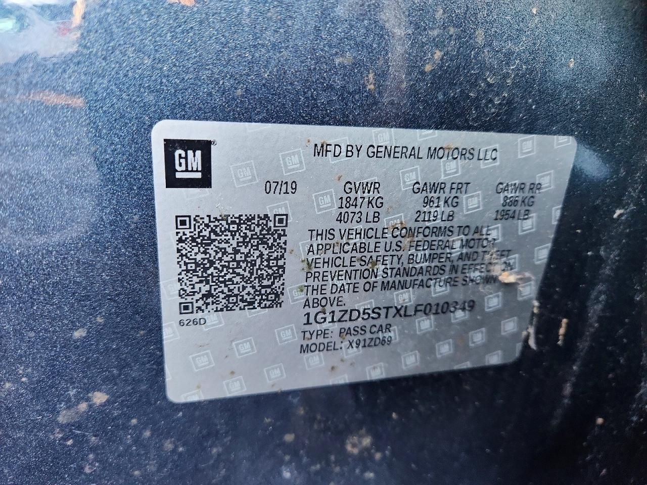 2020 Chevrolet Malibu lt