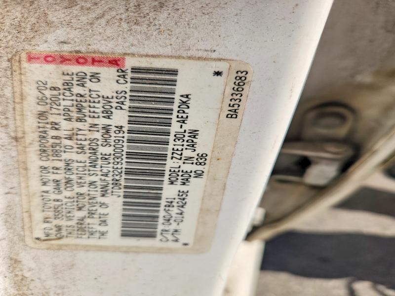 2003 Toyota Corolla ce