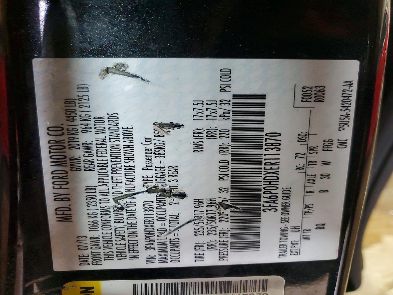 2014 Ford Fusion se