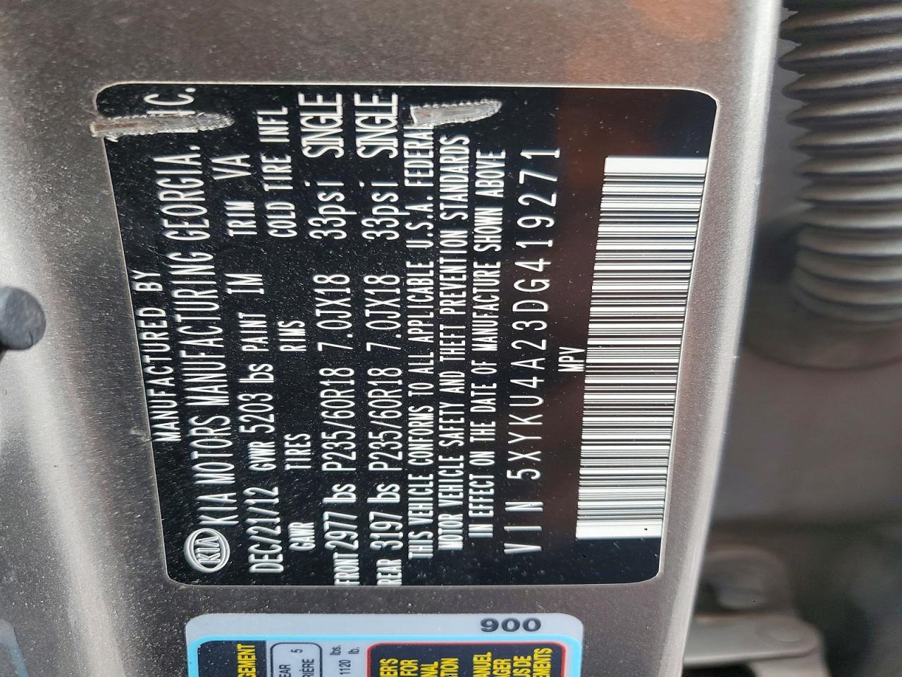 2013 KIA Sorento ex