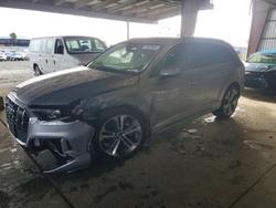 Audi Q7 Premium Plus salvage cars for sale: 2020 Audi Q7 Premium Plus