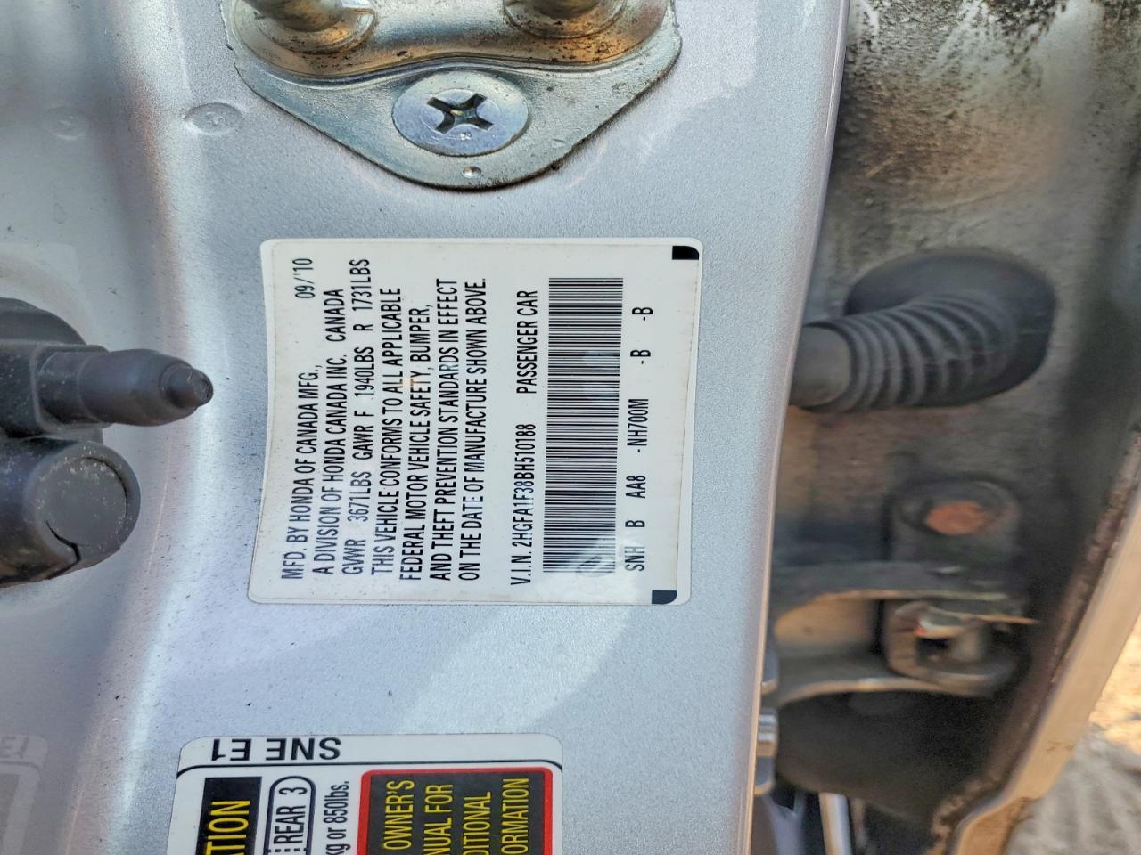 2011 Honda Civic vp