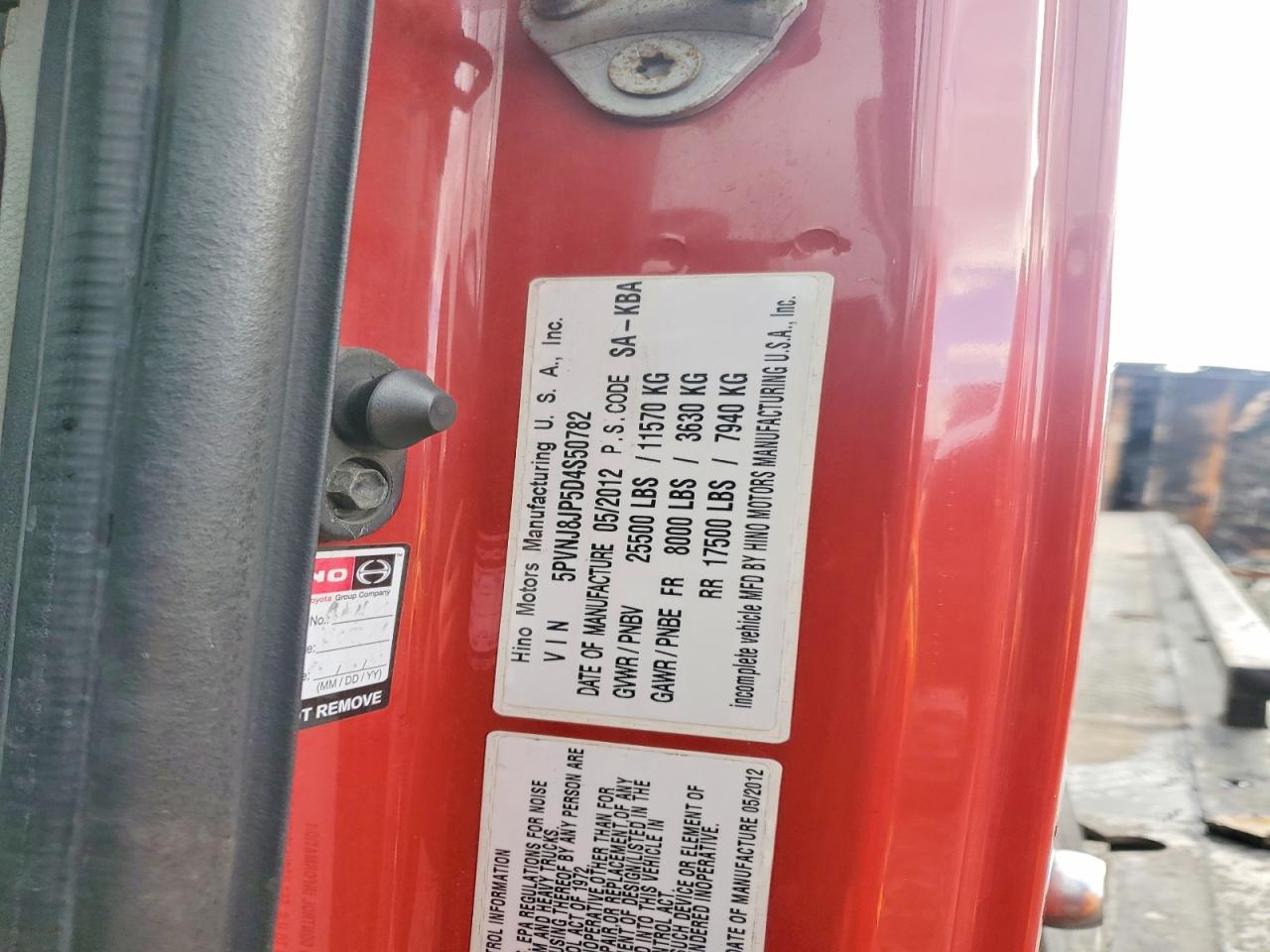 2013 Hino 258/268 Rollback TOW Truck