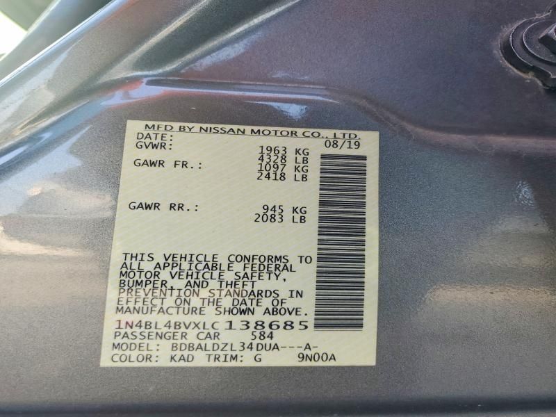 2020 Nissan Altima s