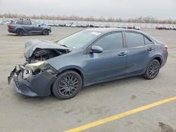 Salvage cars for sale from Copart Fresno, CA: 2015 Toyota Corolla l
